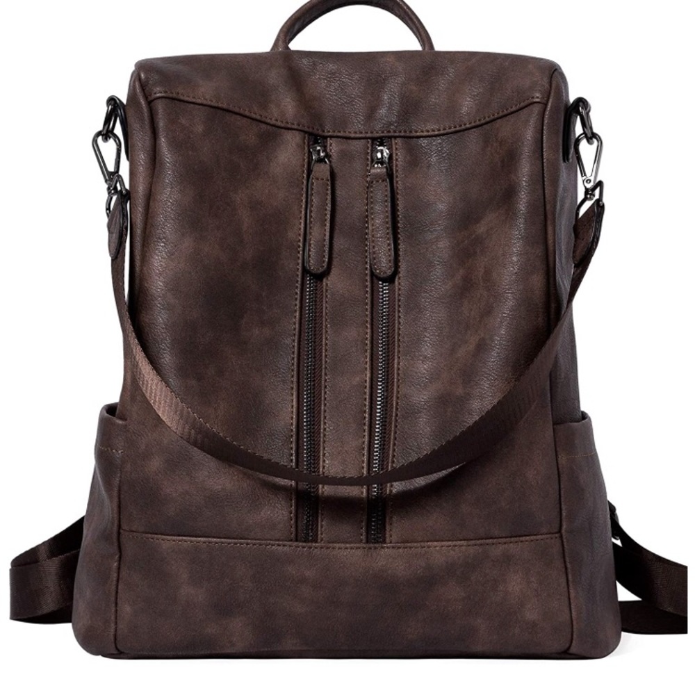 Brown backpack